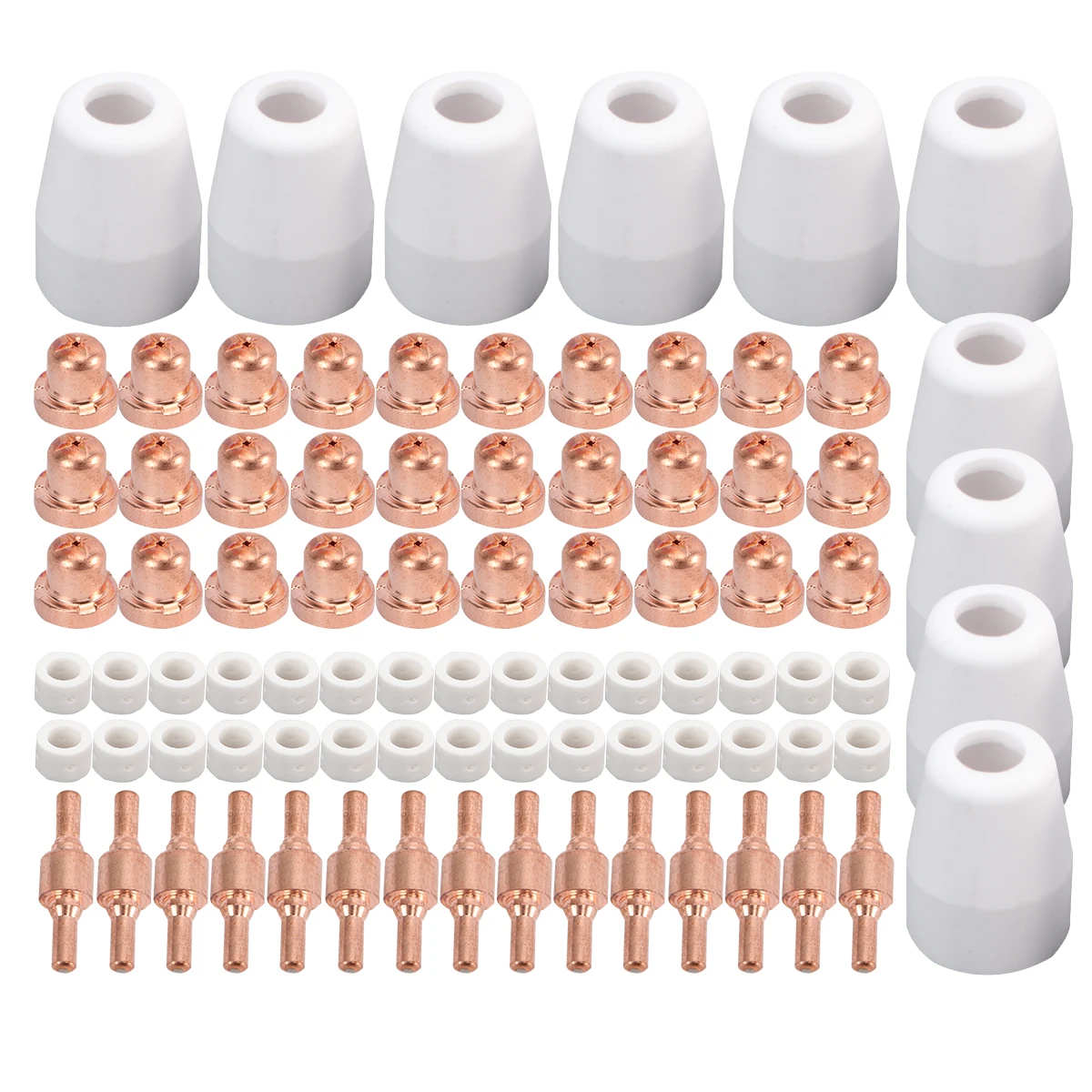 85 pcs Plasma Tip Nozzle Consumables Heat Resistant For -31 -40 Cut-40 Ct312 Ct416 Ct518D Super160 Cutting Torch Parts