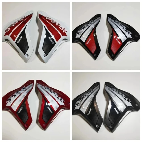 Imagen 1 del producto Para Benelli TRK251 tanque de combustible izquierdo y derecho placa protectora delantera placa lateral TRK 251 piezas de repuesto de motocicleta