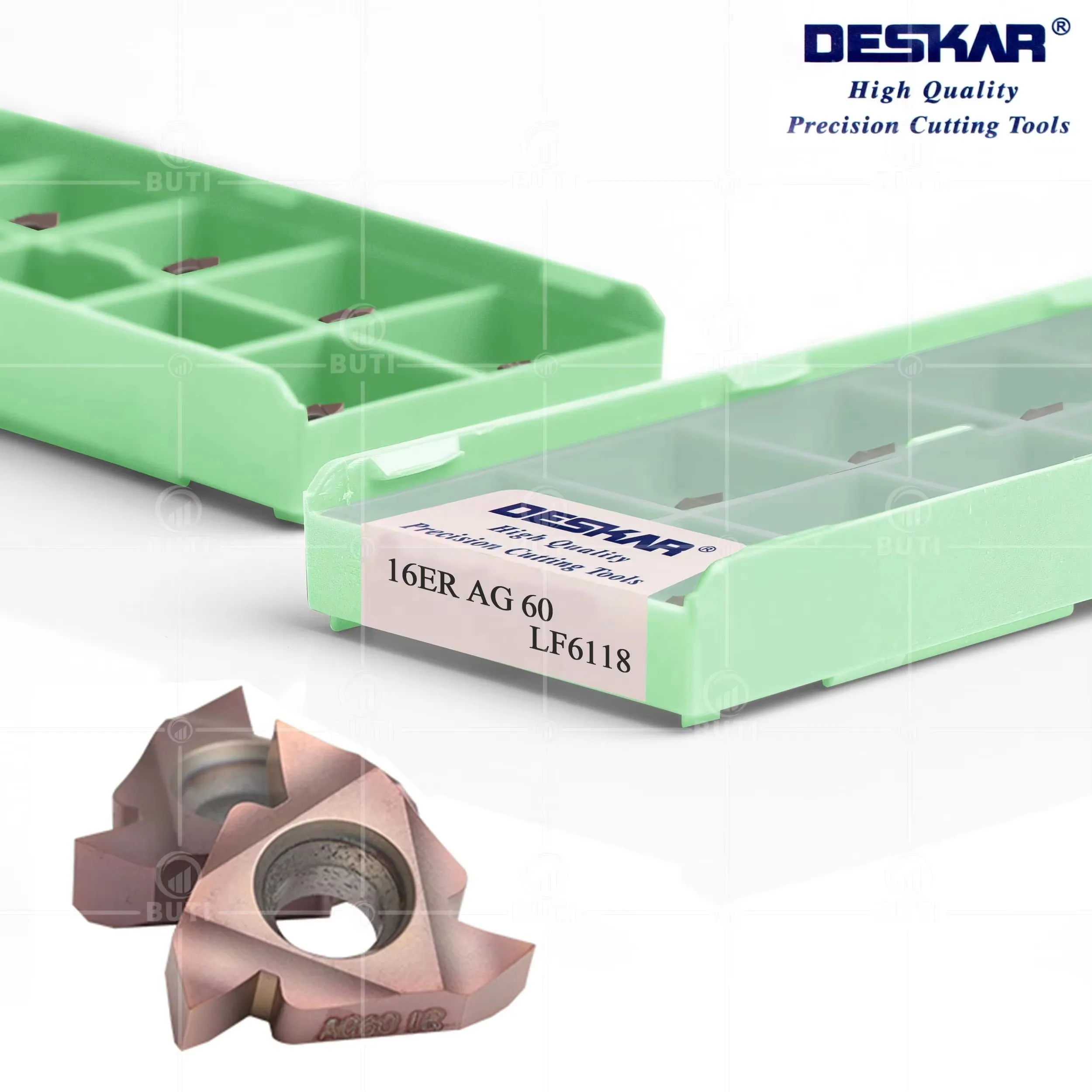 DESKAR 100% Original 16ER/IR AG55/60 LF6118 Numerical Control Internal And External Threading Inserts Stainless Steel Processing