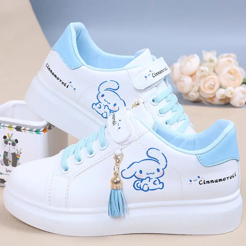 Hello Kitty Shoes Sanrio Kuromi Cinnamoroll My Melody Children Shoes Soft Bottom Anti-Slip Comfortable Sneakers Gift for Girls