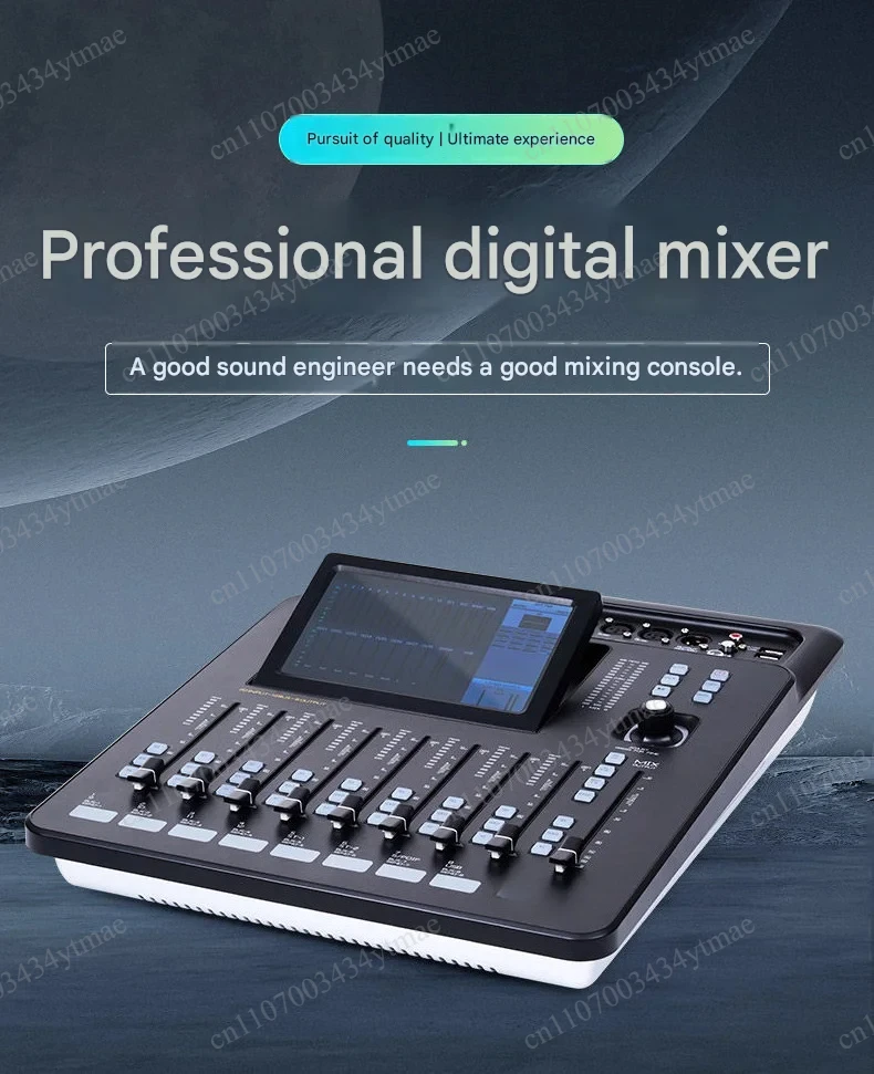 Live Stage Digital Audio Mixer Professional Mixing Console With Reverb Balance Sound Effects