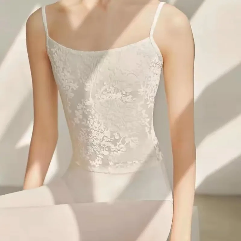 Adult Women's Ballet Practice Wear, Velvet Halter Dance Costume, Gymnastics Training Leotard.