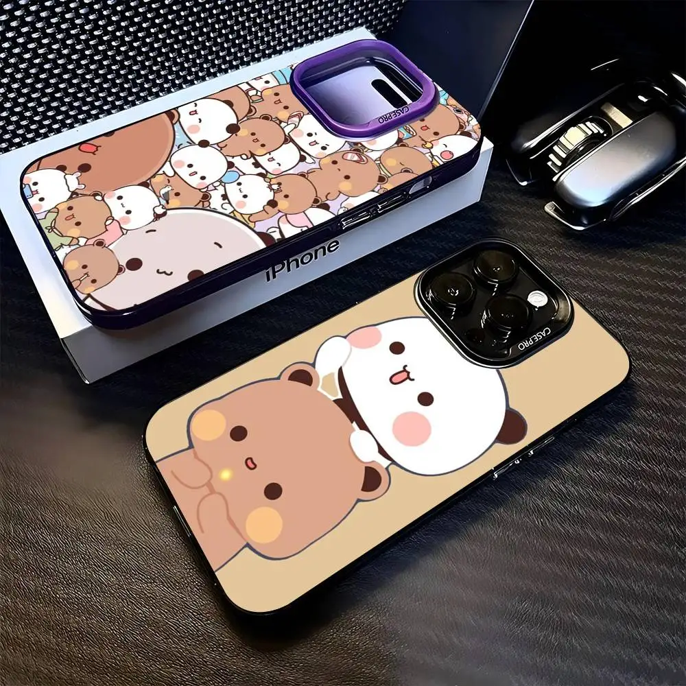 

BUBU DUDU Cartoon Phone Case Color Silver Shell For LPhone 17 16 16e 15 14 13 12 11 Pro Max Plus