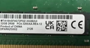 

Для памяти MT Micron MTA18ASF4G72PDZ-3G2B2UL/TI 32 ГБ 2RX8 PC4-3200AA