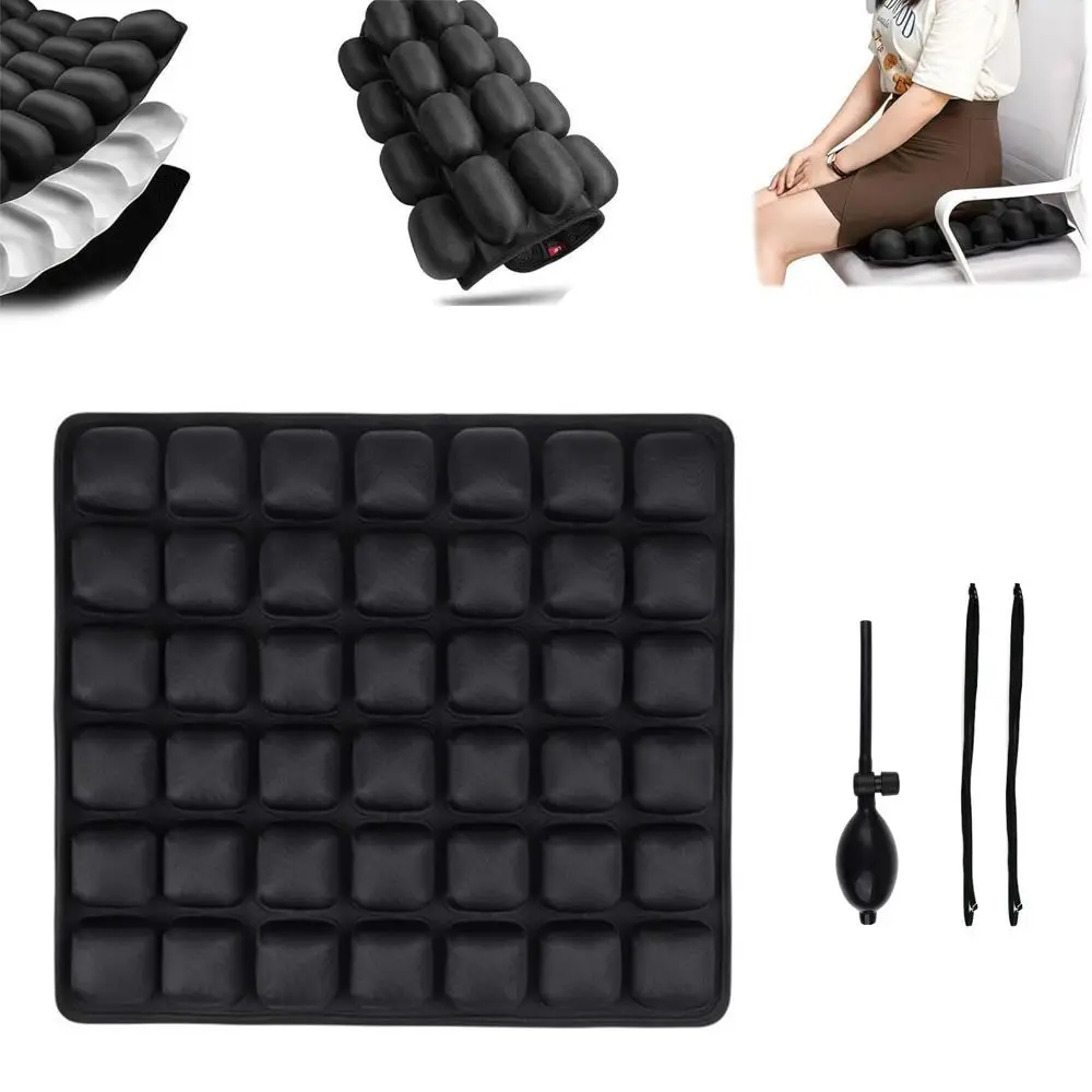 

Air Bags Travel Cushion High Rebound Pressur Breathable Travel Seat Cushion Portable Lightweight 3D Inflatable Seat Cushion
