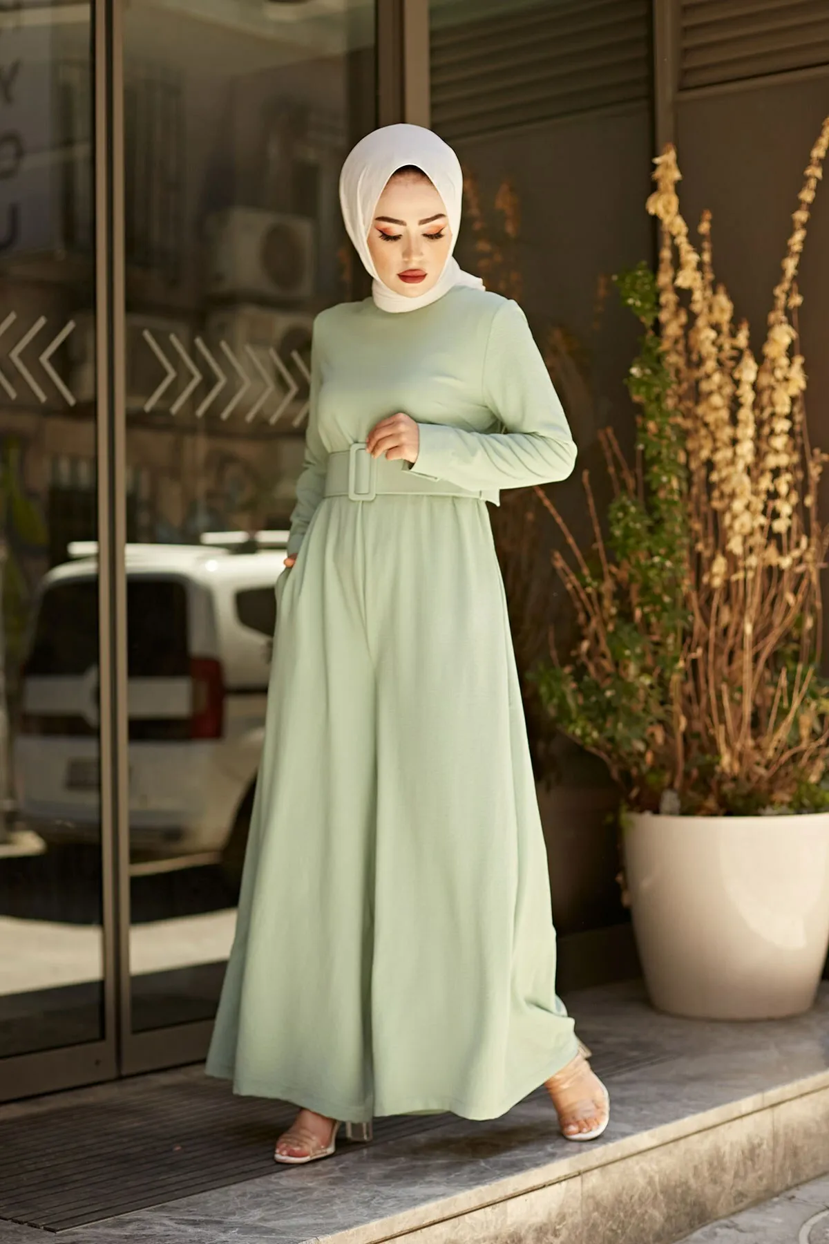 Magnolia Jumpsuit-Mint