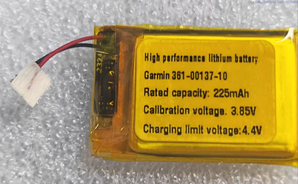 ALLCCX 100% NEW 3.85V 225mAh Smartwatch Battery 361-00137-10 for Garmin venu 2S