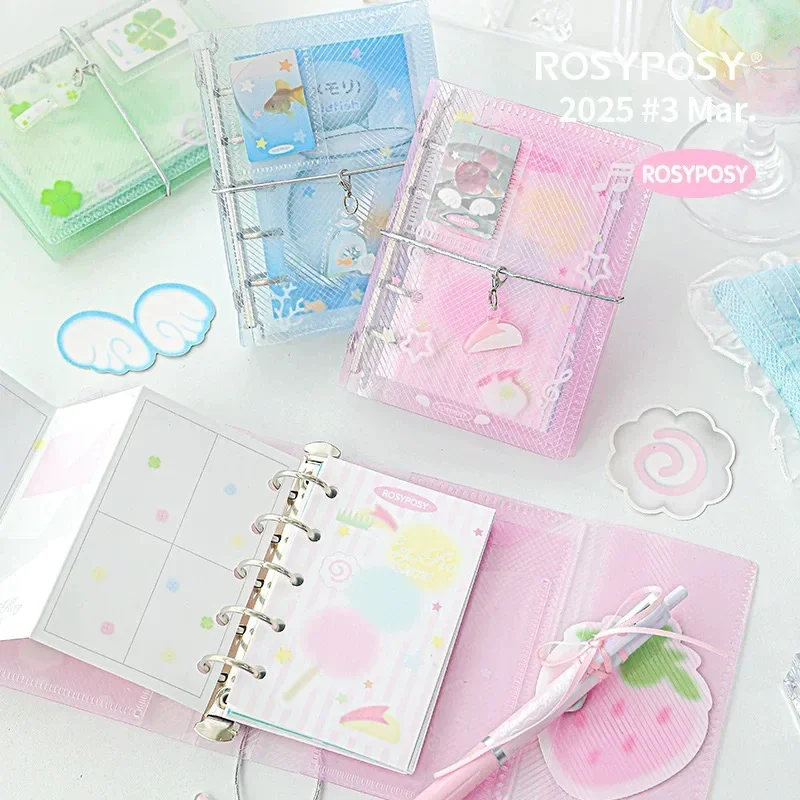 MINKYS M5 Portable Binder Notebook Planner Yearly Daily Weekly Agenda Book Journal Book Kawaii School Stationery