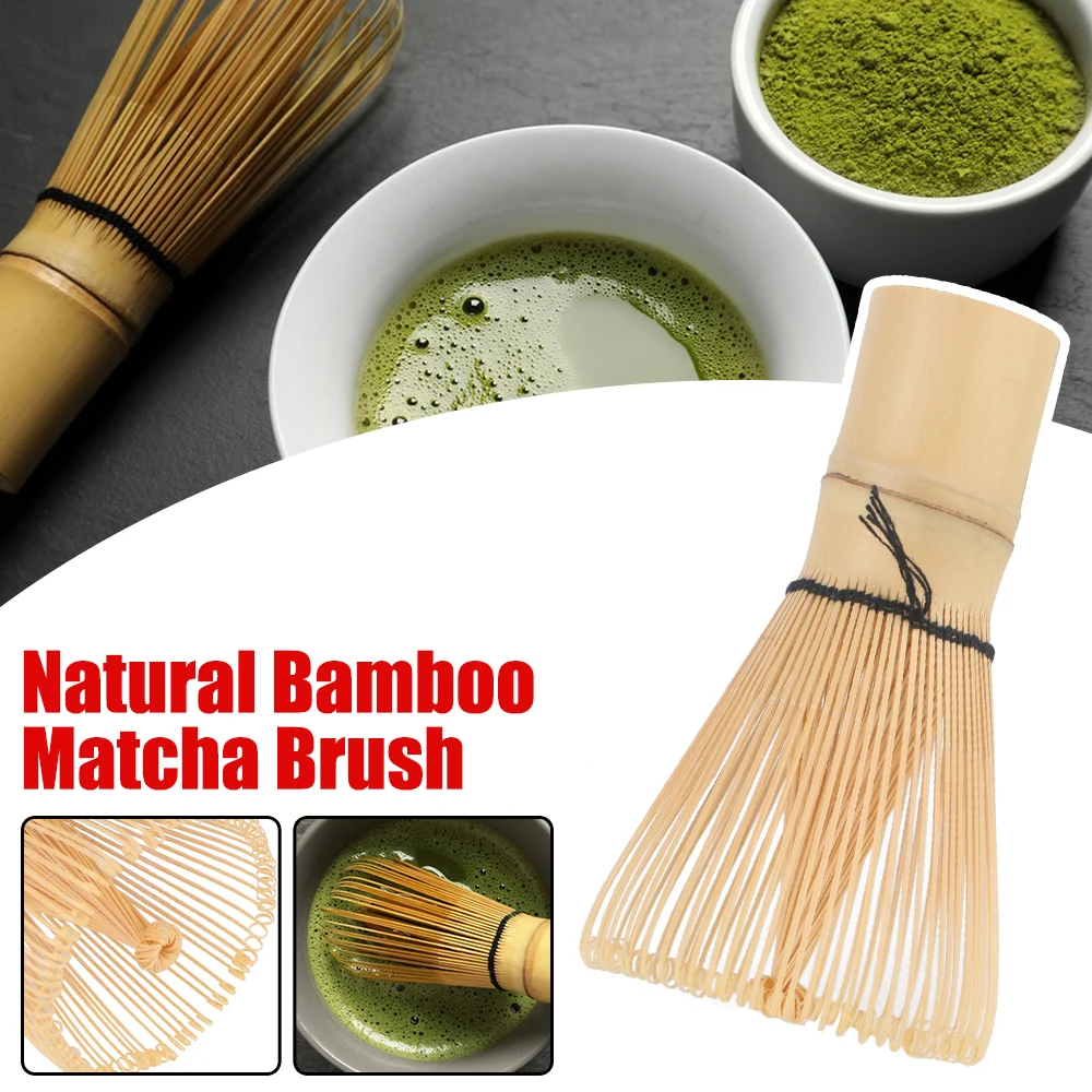 Chasen de bambú 100 para ceremonia japonesa, batidor de polvo de té verde Matcha, accesorios de cocina, herramienta de té, cepillo de té