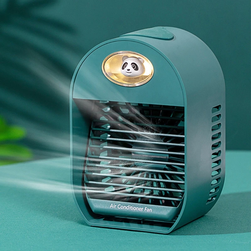 مروحة تكييف الهواء، مروحة تبريد الهواء، مروحة رذاذ مرطبة للهواء، تدفق هواء قوي، شحن سريع