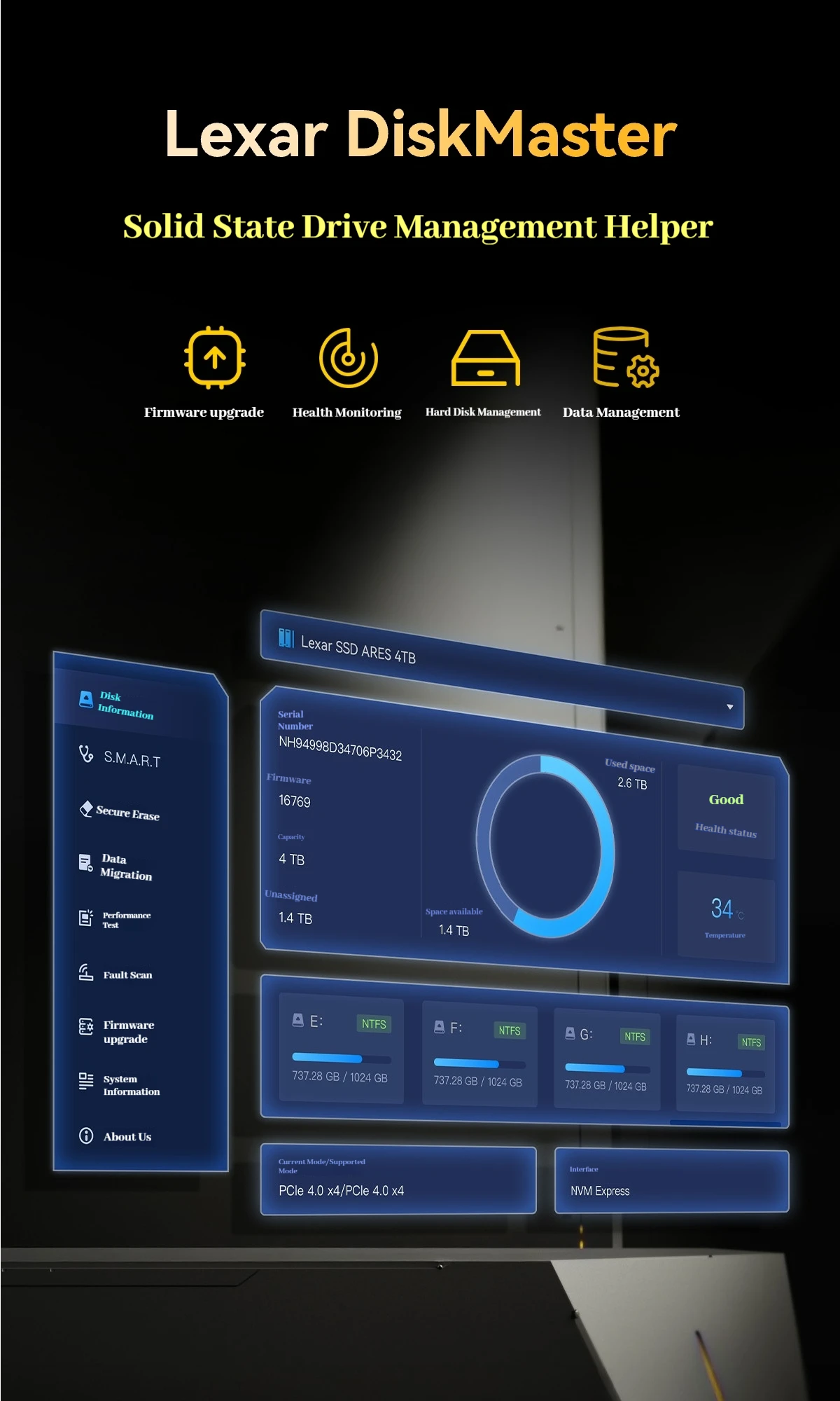 内蔵型SSD lexar thor pro 2tb m.2 ssd Lexar Thor Pro 2 TB Specs | TechPowerUp SSD Database