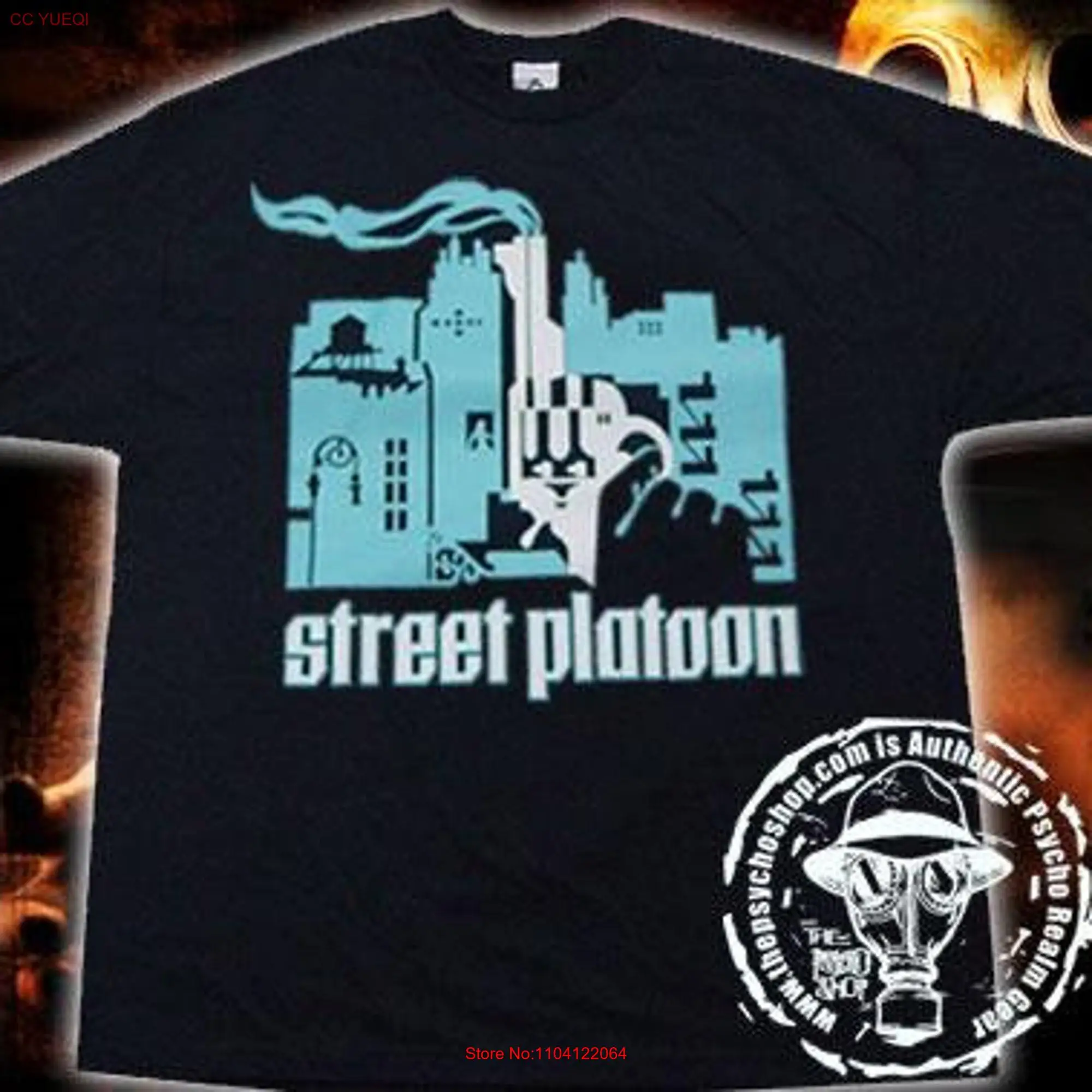 Street Platoon Mean Streets T Shirt long or short sleeves