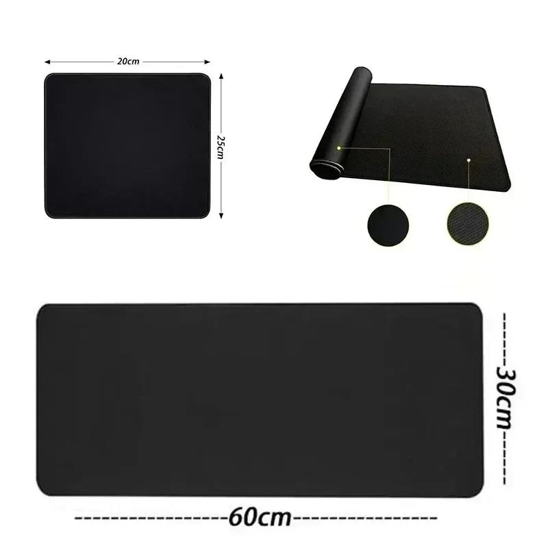 Mouse pad de borracha antiderrapante, cogumelo, grande, para jogos, esportes, teclado de escritório, computador, presente para adolescente, namorado, namorada