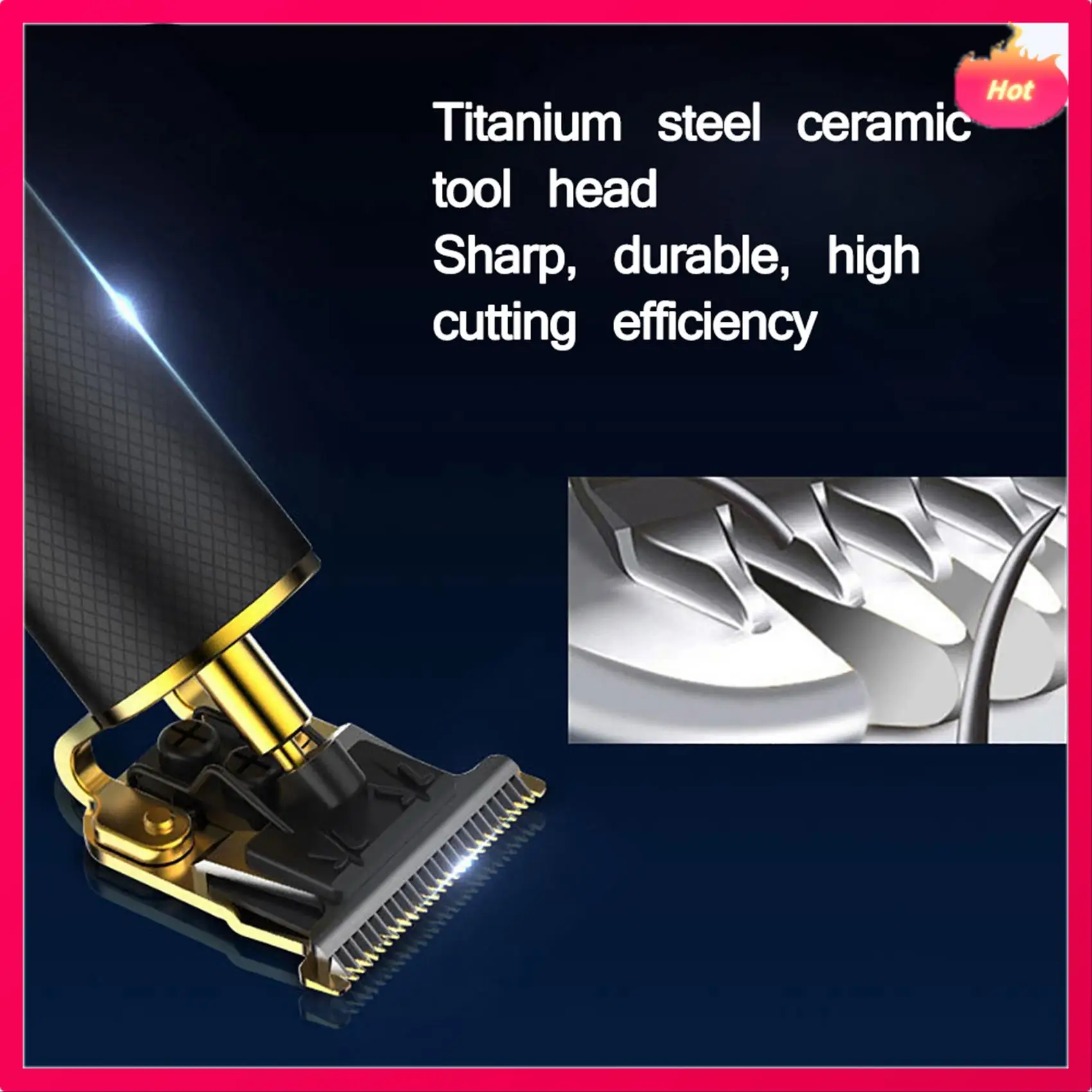 3X T-Shaped Hair Cl…