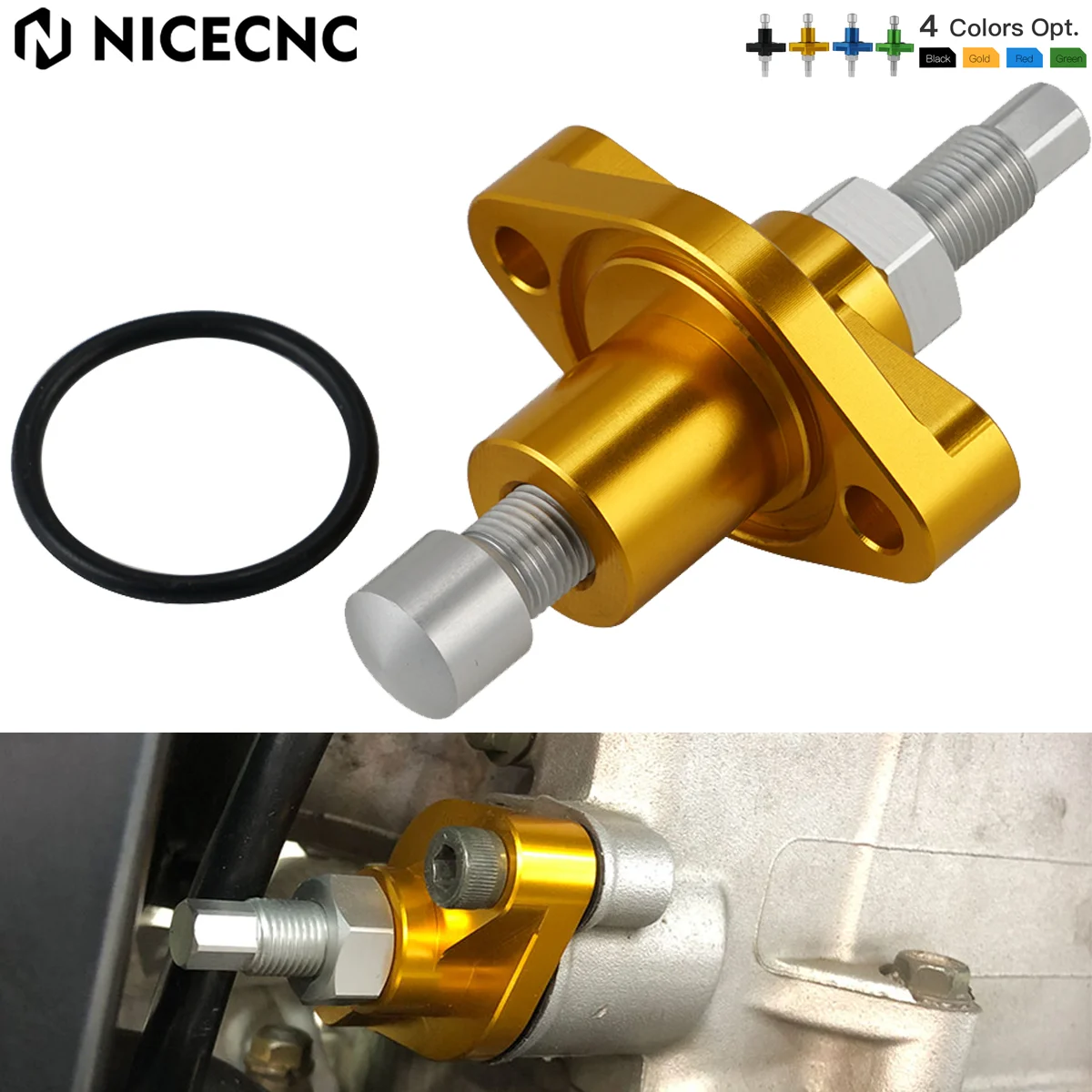 

NICECNC For Suzuki DRZ400 DRZ400 E S SM DR-Z400 DR-Z400E DR-Z400S DR-Z400SM 2000-2024 QuadSport LT-Z400 400Z Cam Chain Tensioner