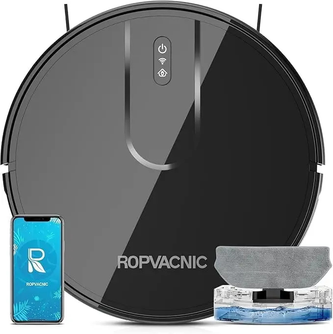 

Robot Vacuum and Mop Combo with 5200Pa Suction, Self-Charging, Advanced Obstacle Avoidance for Smart Home Cleaning