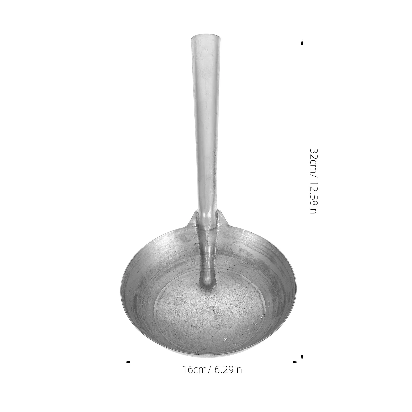 Heavy Duty Iron Ladle Sturdy Short Handle Water Scoop Feeding Spoon for Farm Horse Metal Short Handle Spoons view 4