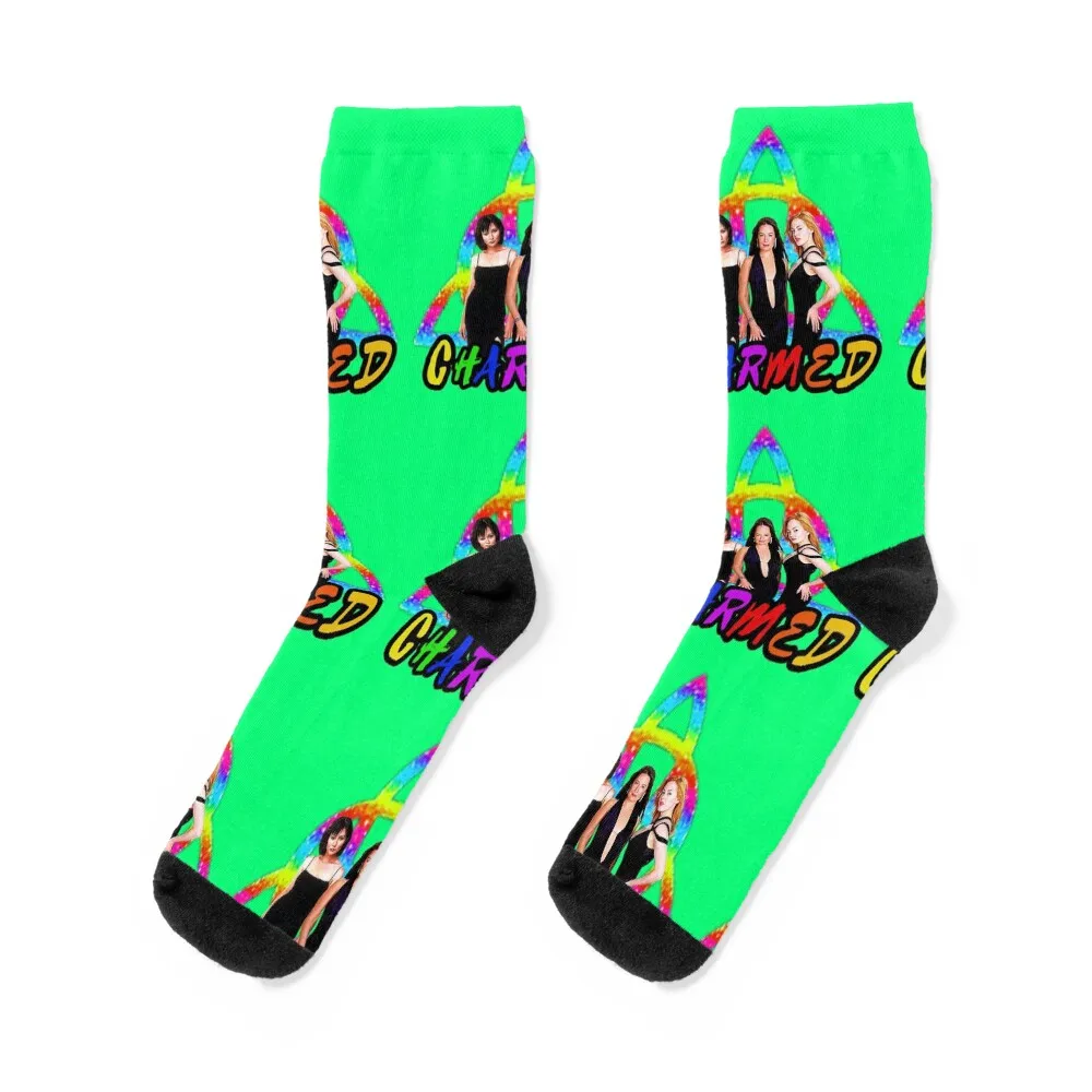 

Charmed Pride Socks golf Stockings compression football retro Women Socks Men's