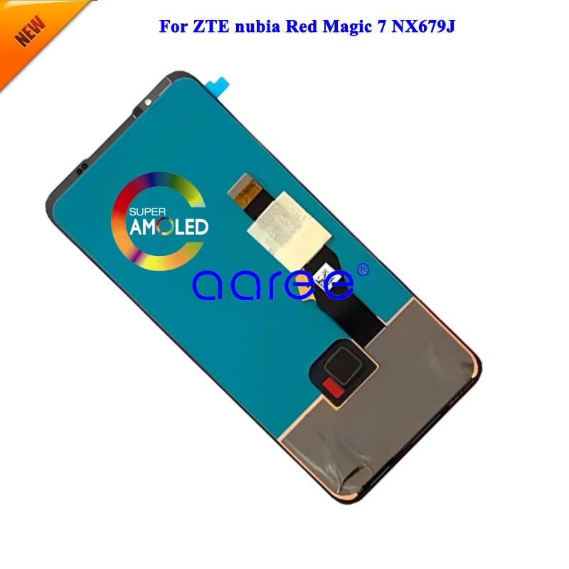 6.8' AMOLED LCD Display For ZTE Nubia Red Magic 7 NX679J LCD For Red Magic 7S Display LCD Screen Touch Digitizer Assembly