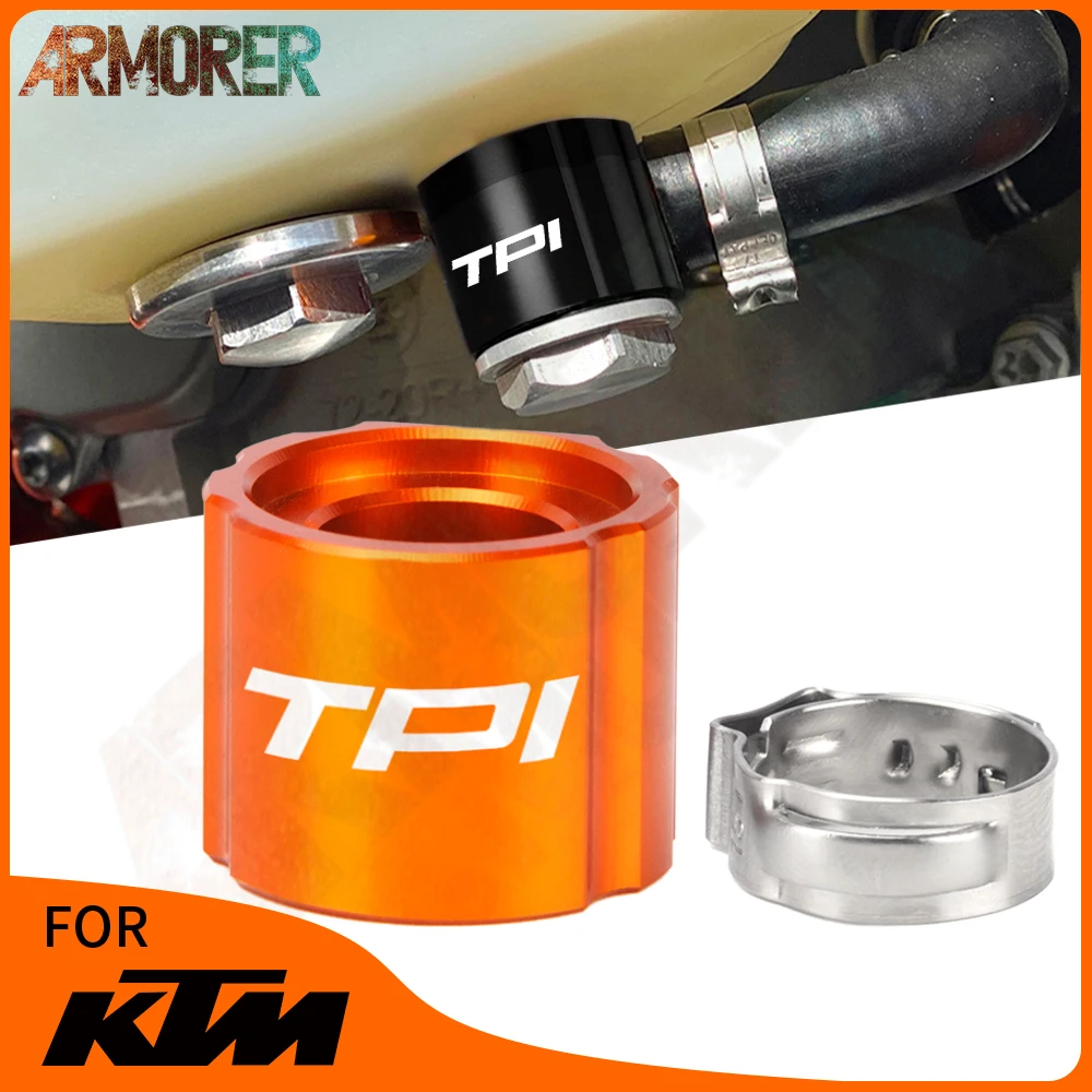 For KTM 250 300 XC EXC XC W 150XCW TPI Six Days CNC Fuel Line Tank Connector Connection Motorcycle Accessories 2020 2021 2022