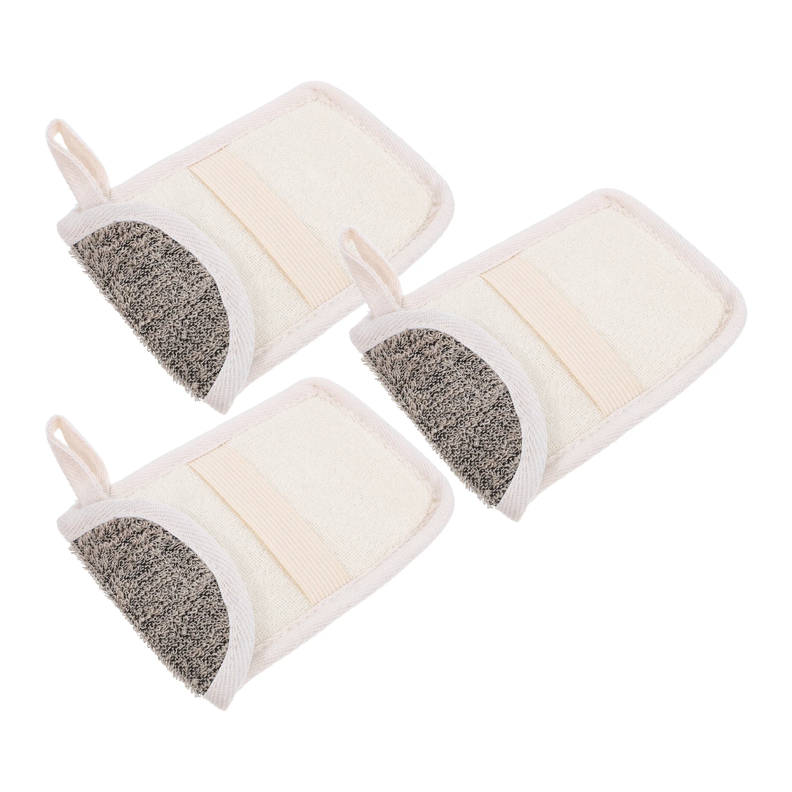 

3Pcs Black Linen SoapBags FoamingMeshSaver H madeStorage SmallBath TravelSponge SoapBag SaverBags FlaxBags MeshPouches