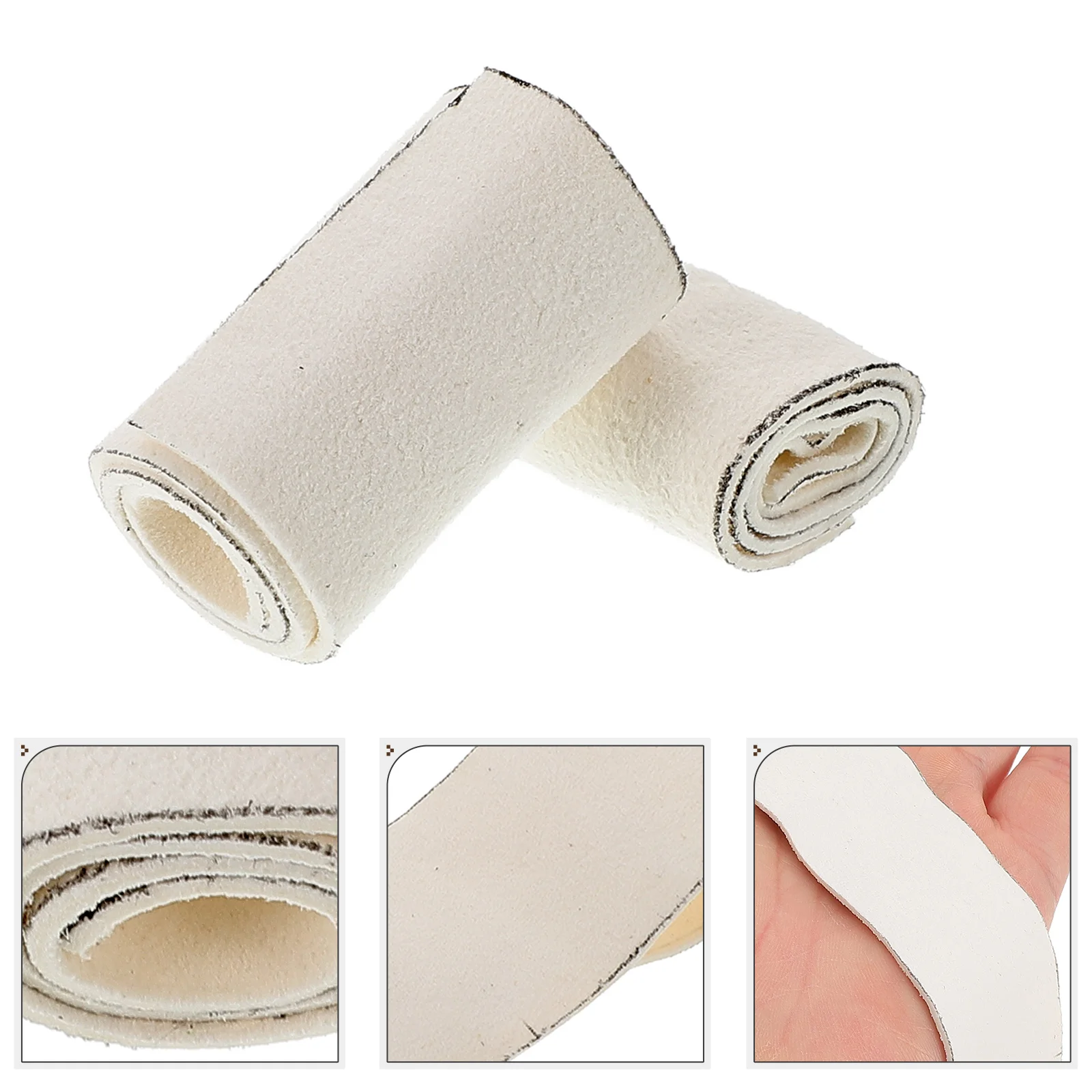 

4pcs Suede Erhu Mute Pad Noise Reduction Sound Filter For Musical Instrument Accessories Lightweight Durable Adjustable Erhu