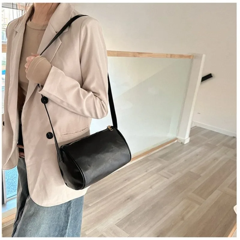 

Универсальная кожаная сумка-кроссбоди для разных случаев, классическая парижская винтажная сумка ручной работы, элегантная повседневная сумка-тоут, модная женская сумка для ежедневных поездок