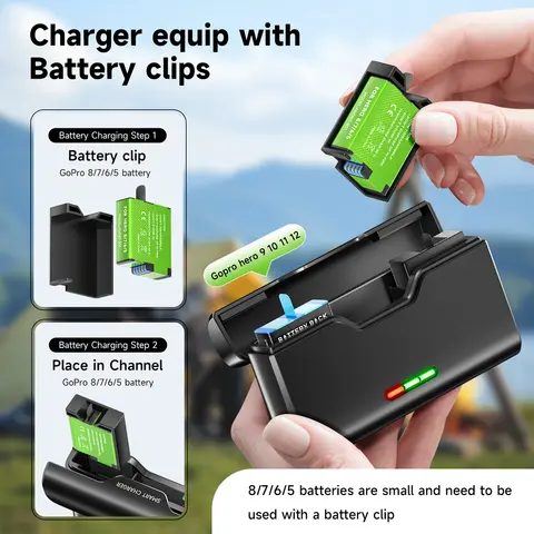 10 best sales GoPro 8-batteri - №7