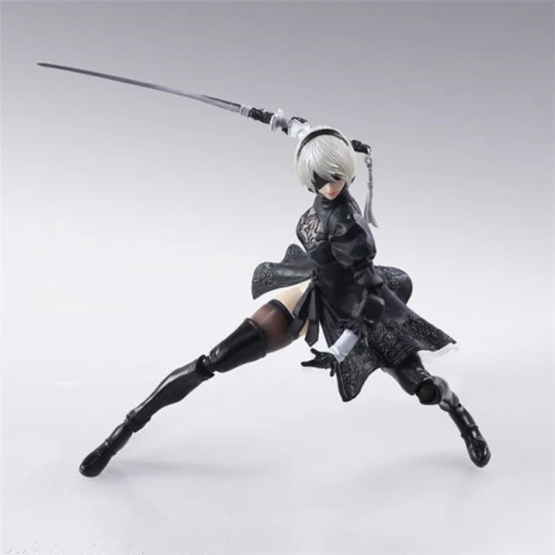 

14cm NieR Automata YoRHa No. 2 Type B 2B Fighting Action Figure Toys Anime Character PVC Model Collection Birthday Gift