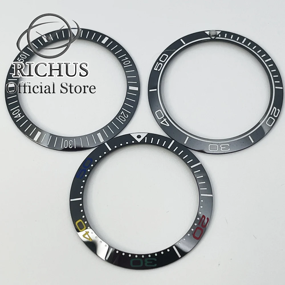 

Кольцо для часов 38 мм, керамический Безель, высококачественная керамическая Безель, вставка для часов 40 мм, аксессуары для чехла часов, внутренний диаметр 30,5 мм
