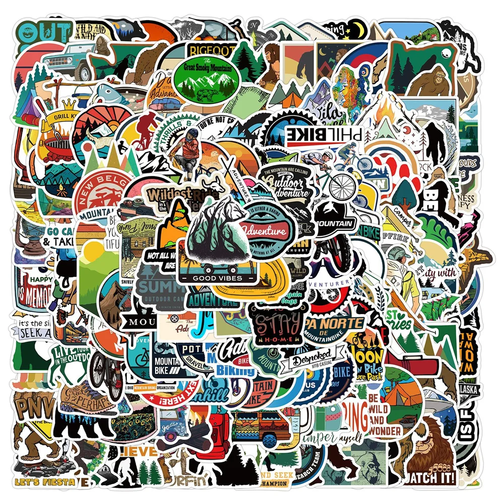 10/30/50 Stuks Cartoon Outdoor Stickers Serie Creatieve Sport Graffiti Notebook Helm Laptop Koffer Telefoon Decoratie Groothandel