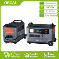 Oscal PowerMax 3600 Portable Power Station 3600W Solar Generator 7200Wh LiFePO4 Battery Home Backup Outdoor Camping Mobile power