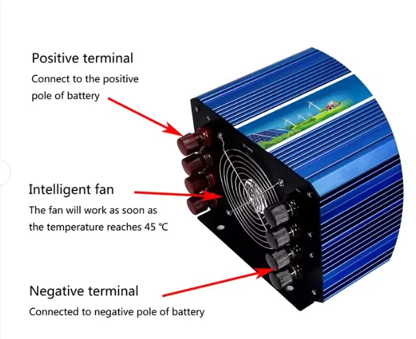 Multi-function Digital display 6000W DC 36V ( 29V to 42V ) TO AC 220V 230V 240V 50HZ pure sine wave solar inverter off grid view 2