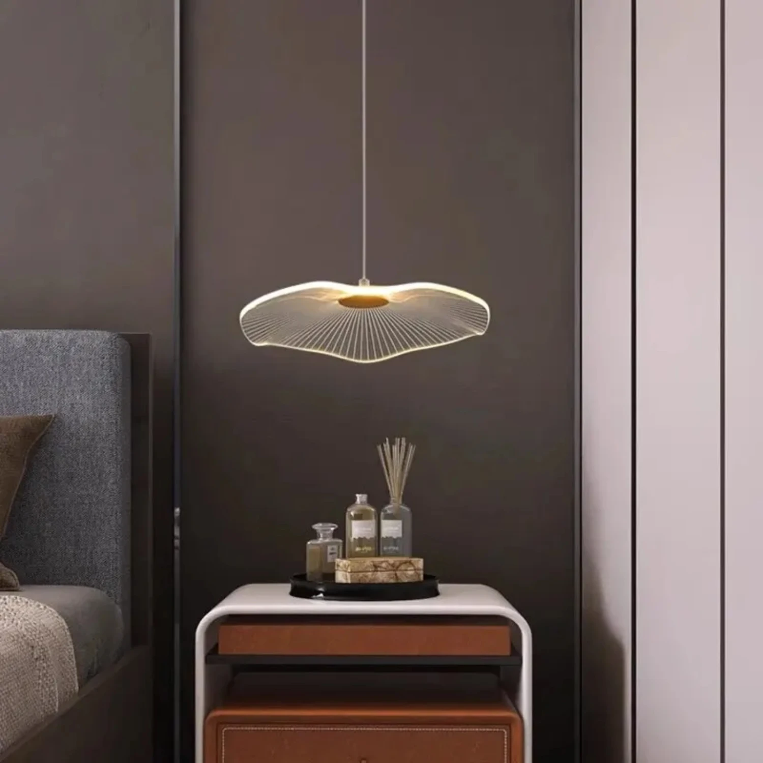 Bedroom Bedside Pendant Light Light Luxury Modern Simplicity Nordic Living Room Background Wall Internet Famous  Counter