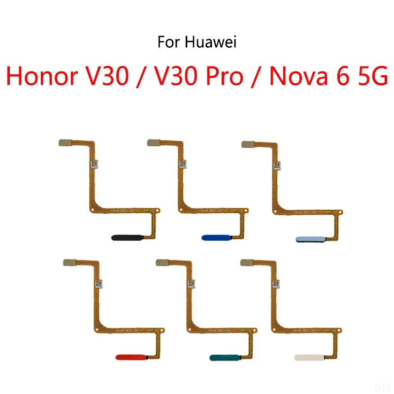 

Home button fingerprint scanner Touch ID menu return sensor flex cable for Huawei Nova 6 5g/honor V30 Pro