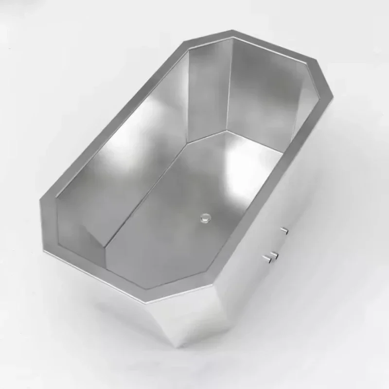 High-quality custom double-layer cold plunge tub with lid 304 stainless steel tub for ice baths