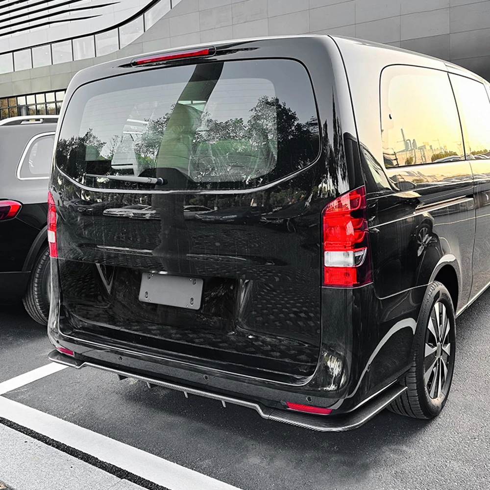 

For Mercedes Benz Vito W447 2016-2023 Rear Bumper Lip Diffuser Spoiler Splitter Protector Car Styling Auto Accessory Decoration