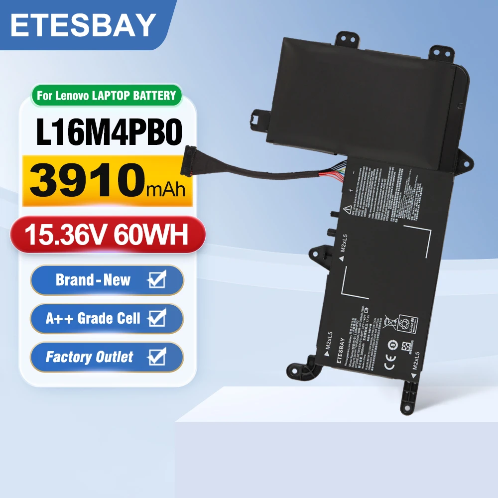 ETESBAY L16S4TB0 L16M4PB0 58WH For Lenovo Legion Y710 SIT Y720-15IKB-80VR 80VR002MFR 80VR004LAD 80VR00JTRU 80VR00  Laptop Batter