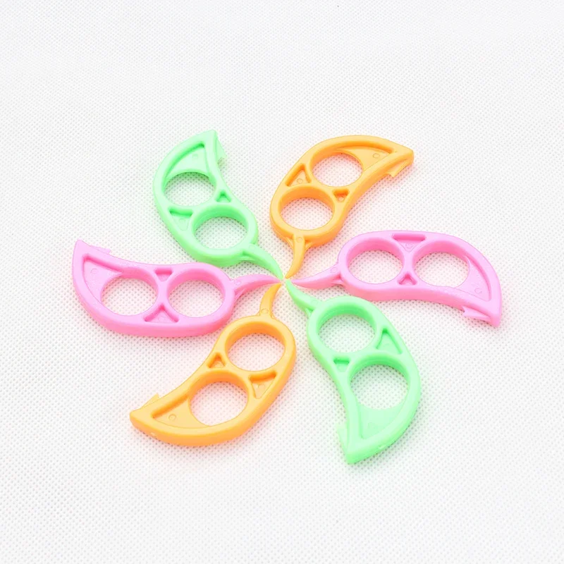 5 Pc New Material Orange Peelers ABS Plastic 3 Colors Available Tangerine Zesters Cleverish Fruit Lemon Slicer 3*8cm