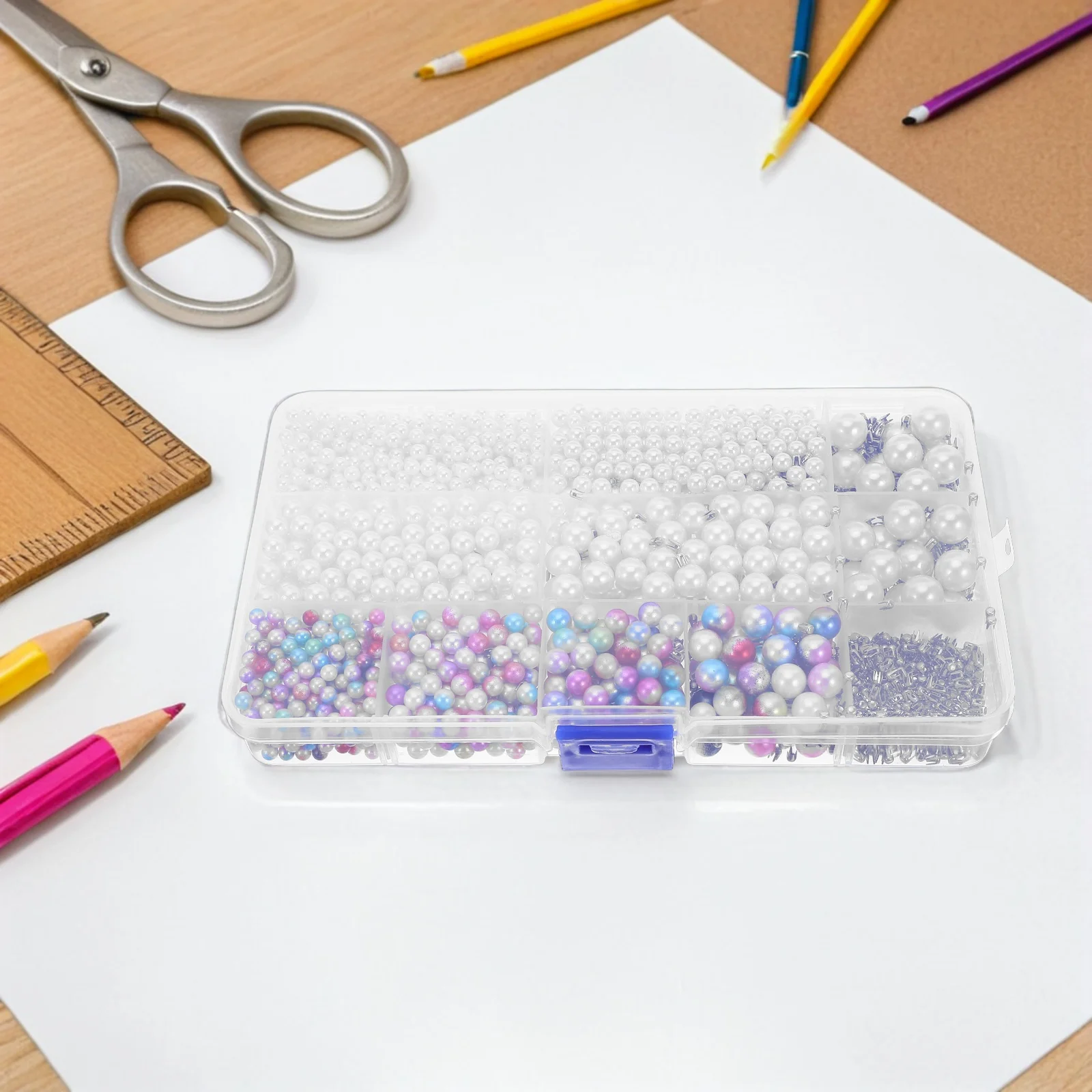 1 مجموعة المحمولة آلة إعداد الخرز دليل يده الصحافة أداة لصنع المجوهرات Crafts بها بنفسك الحرف البلاستيك برشام معدني تحديد الجهاز