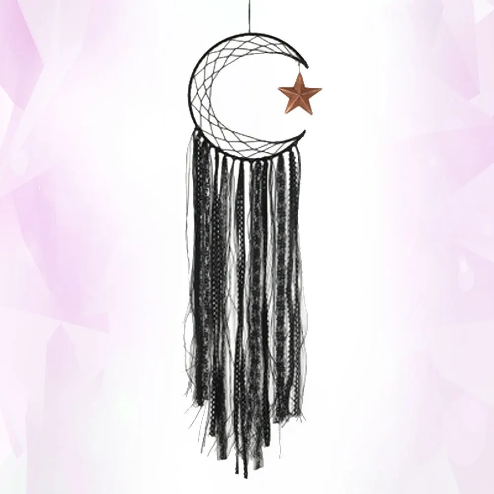 

Dreamcatcher Star Moon Tassels Boho Style Hanging Pendant Home Car Decoration Good Ornament