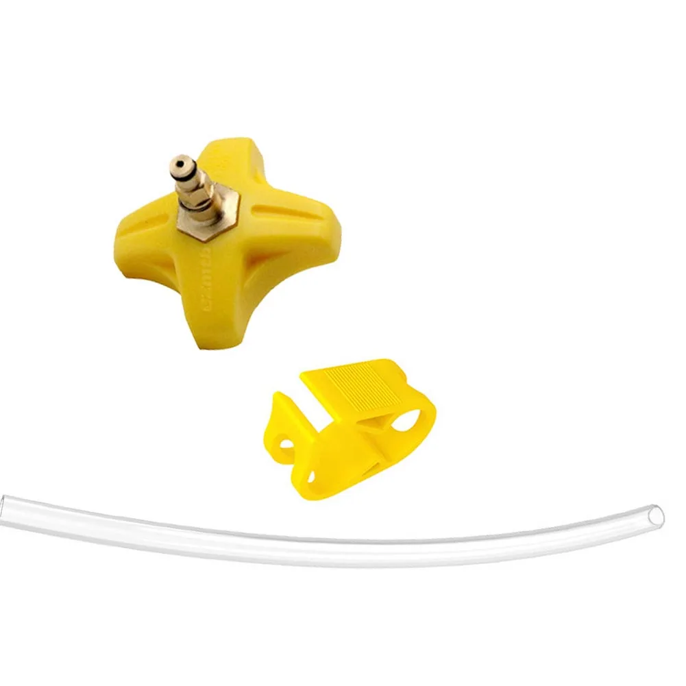 

Адаптер для велосипеда, желтый АБС-пластик, разъем для прокачки велосипедного тормоза, специальный, простой в использовании, край адаптера, новинка