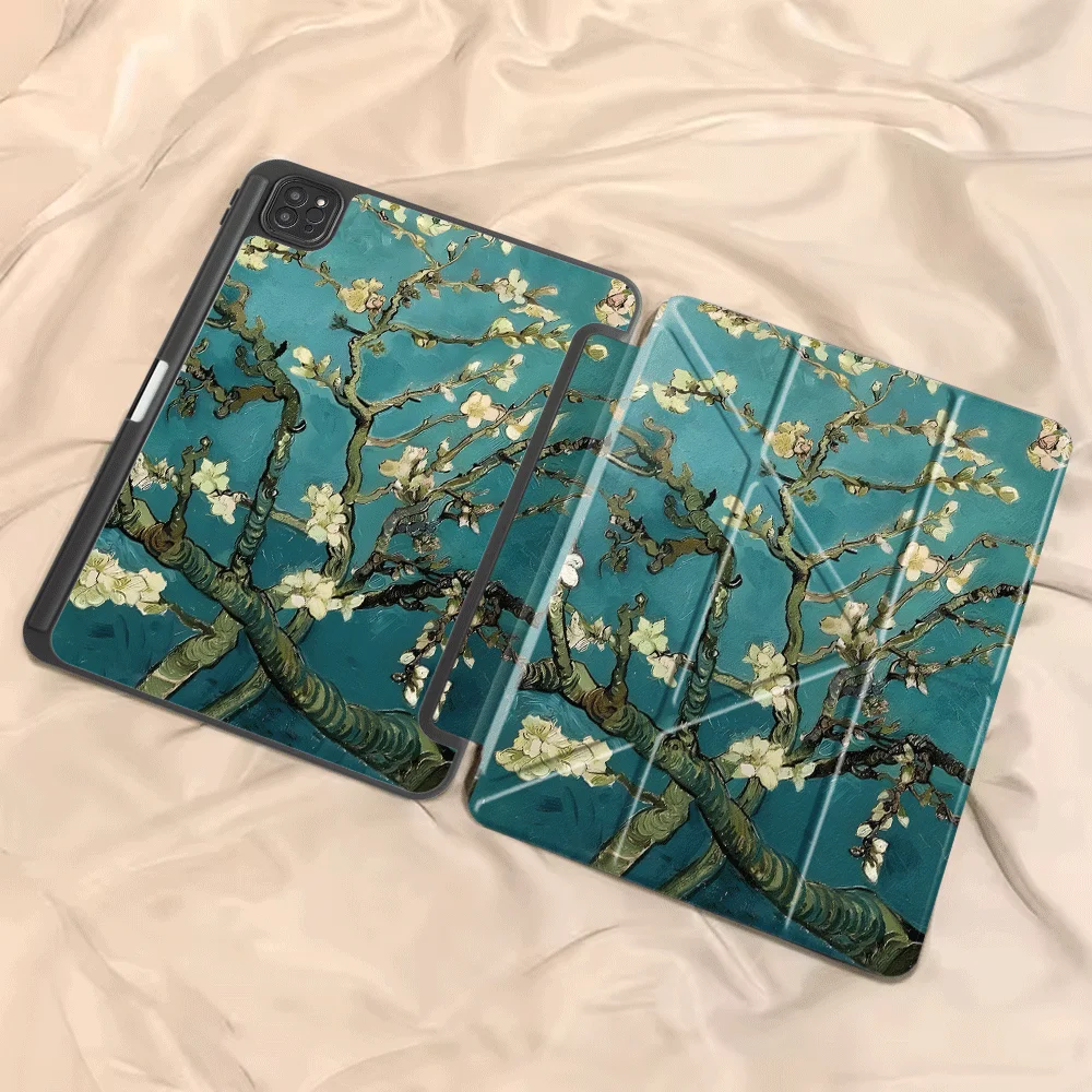 Tablet Case For iPad Pro 2025 Mini 6 7 Pro 11th 10th 9th 8th 7th 12.9inch Air 4 5 M3 M2 1 2 M4 11inch Holder Cover Creative Tree