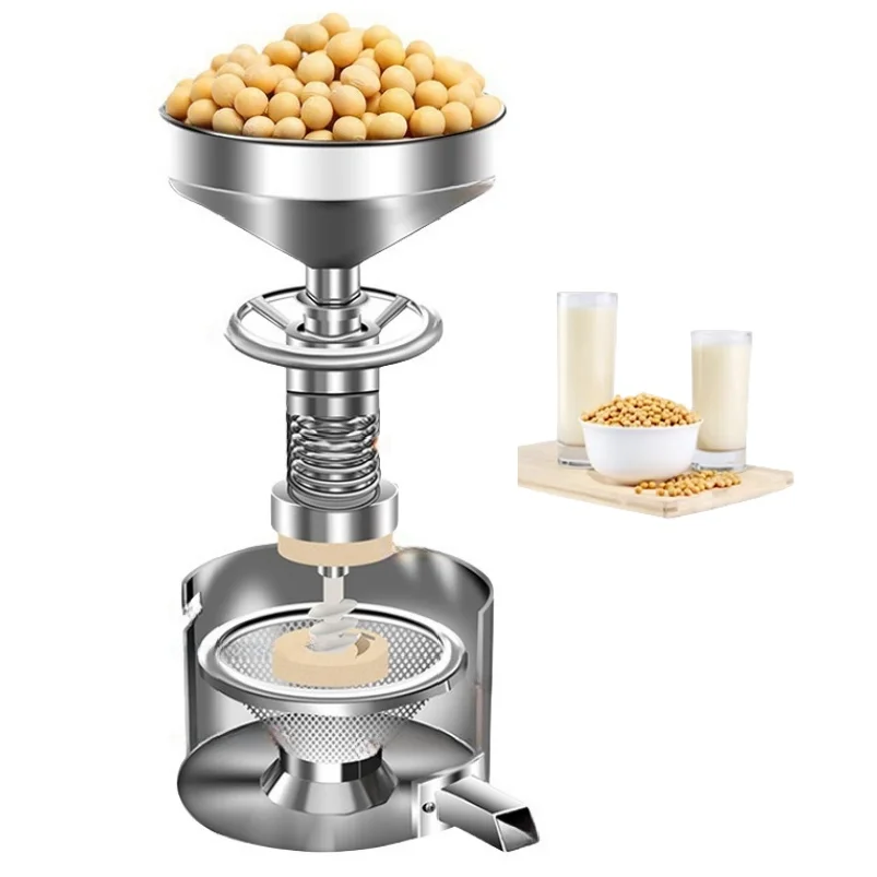 Equipo eficiente de producción de leche de soja Máquina automática de molienda y separación de soja