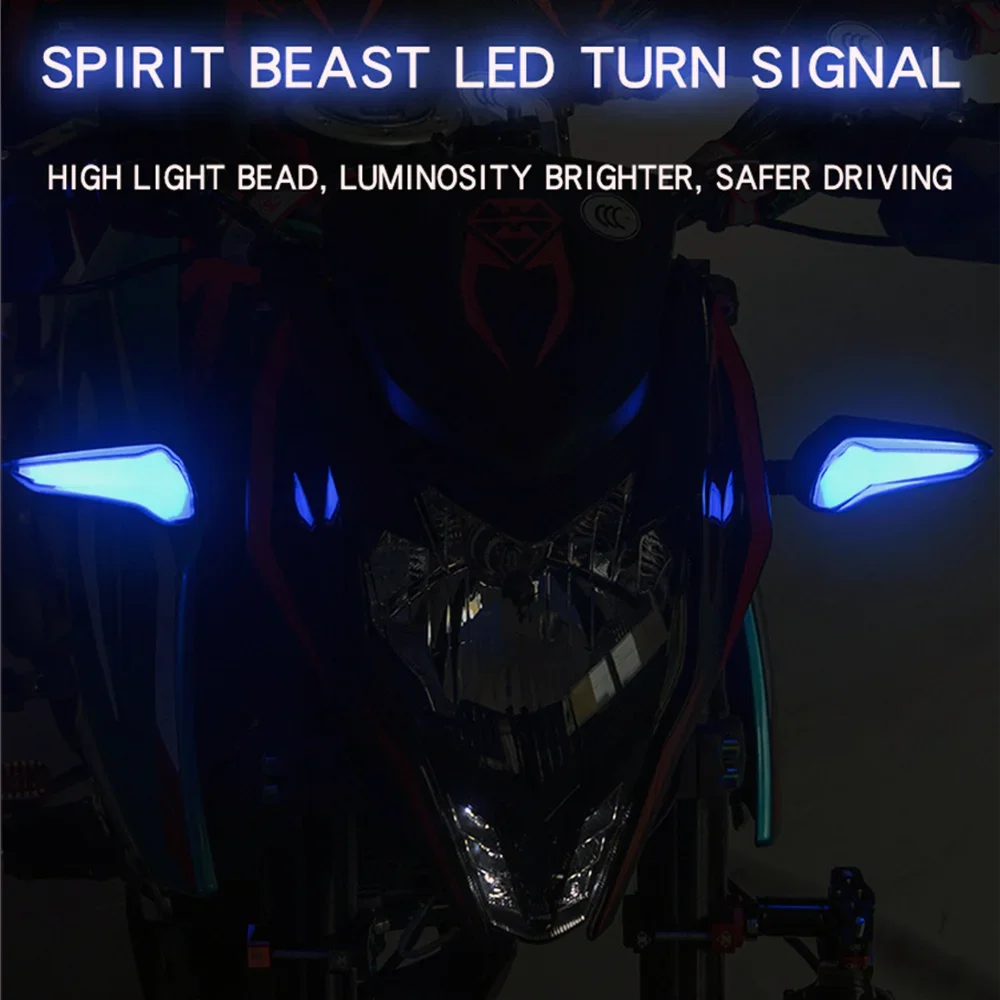 1 Pair Motorcycle LED Light Flasher Turn Signal Indicators for Kawasaki / Suzuki / Yamaha / cbr650f DRL Indicators Lamp