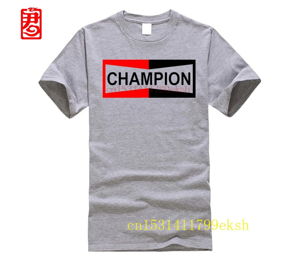 Champion New Brand Shirt 100% Cotton T Shirt Men and Women Couple Tshirt Letters Brand Short Sleeve S-4XL