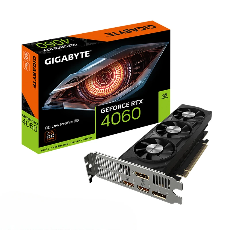 Originale GV-N4060OC-8GL FOR scheda grafica GeForce RTX 4060 8GB GDDR6 128bit RTX4060 scheda Video da 8GB 100% Teste OK