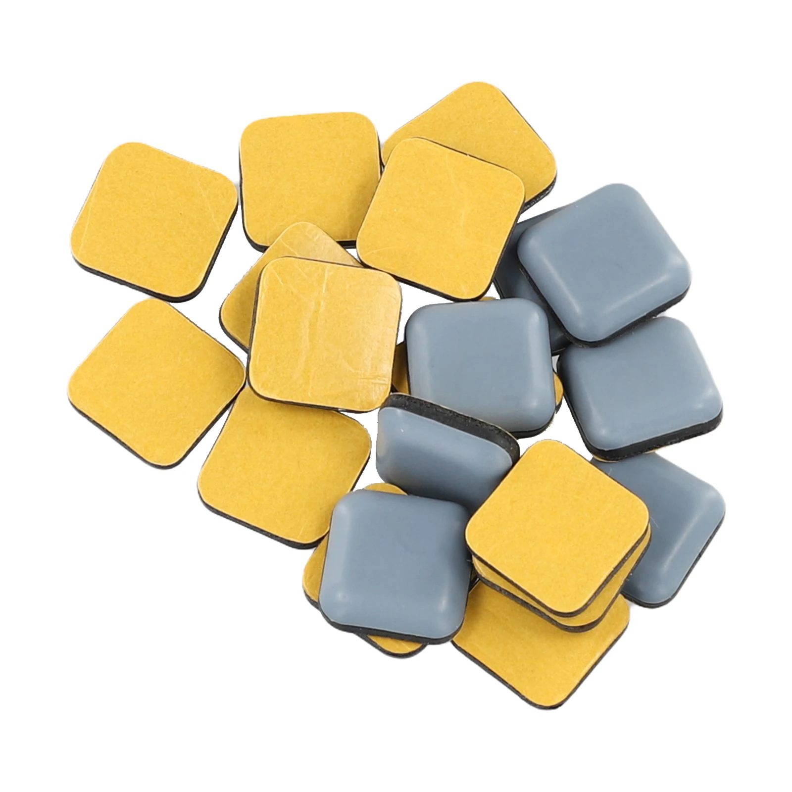 20 X  Square PTFE Furniture Gliders Self Adhesive Sliders Floor Chair Sofa Mat Slider Pad Furniture Table Base Protectors