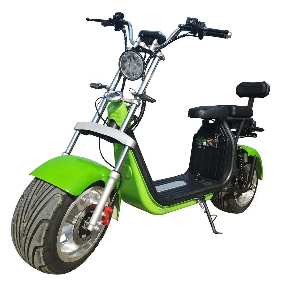 Adult electric motorcycle with 12 inch big tire 60v 20ah battery cheap scooter electric citycoco