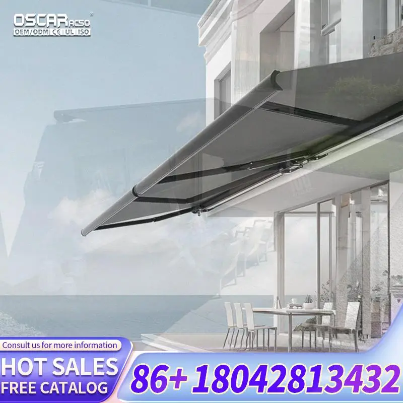 

Выдвижной маркизный навес с полной кассетой и выдвижной рукой до 3 м, усиленный, для тяжелых условий эксплуатации